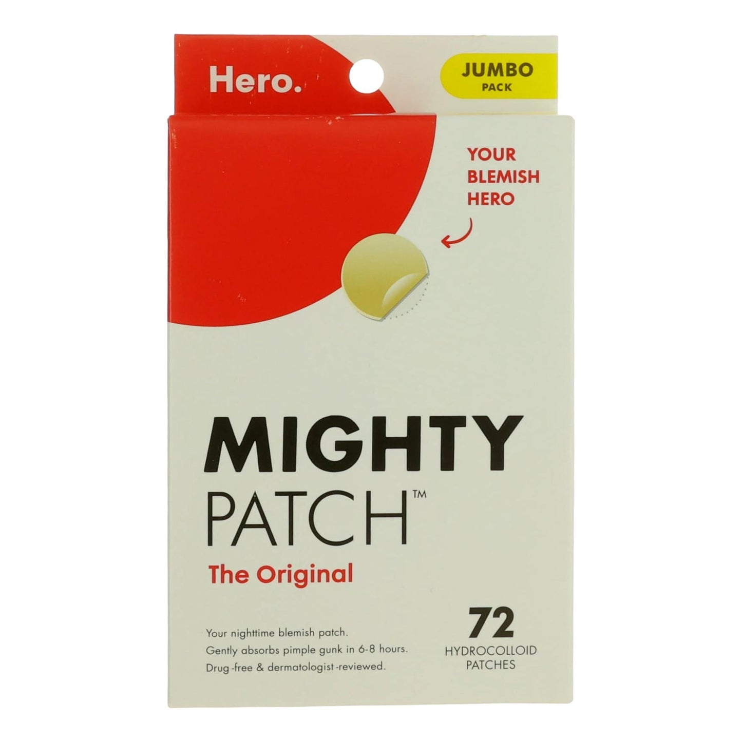 Mighty Patch by Hero Cosmetics, 72 Hydrocolloid Patches by Hero Cosmetics