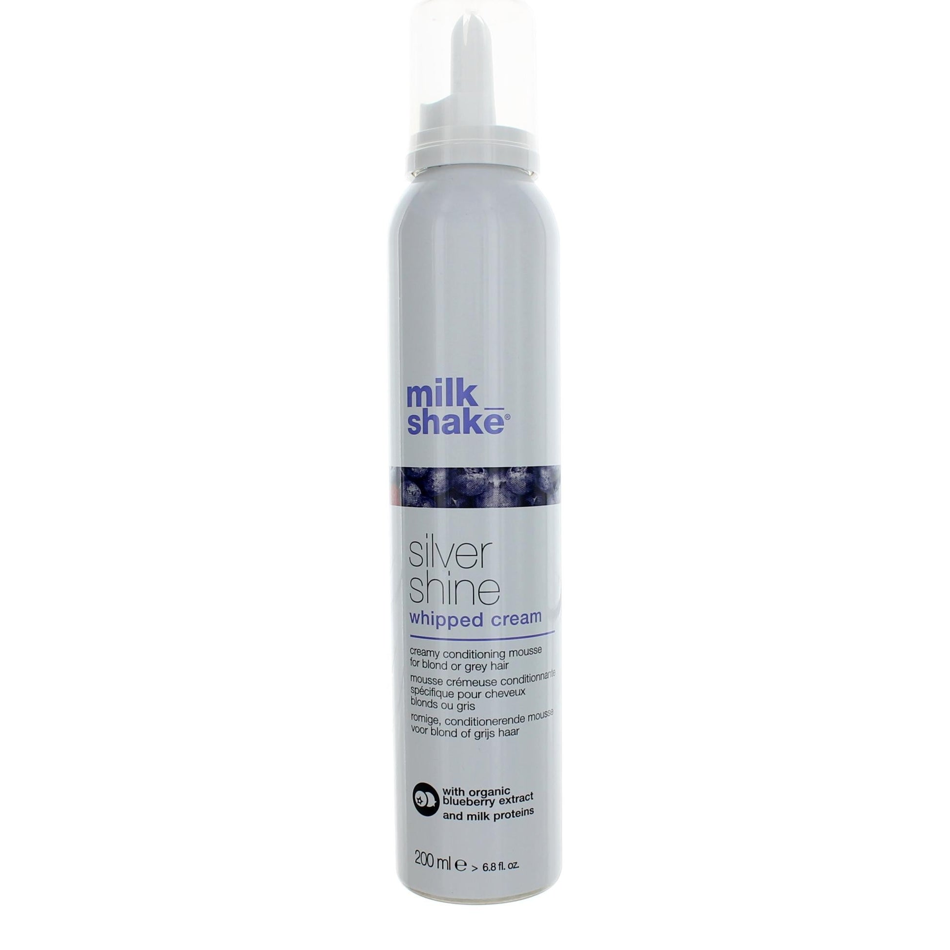 Milkshake Silver Shine Whipped Cream by Milkshake, 6.8 oz Mousse by Milkshake Hair