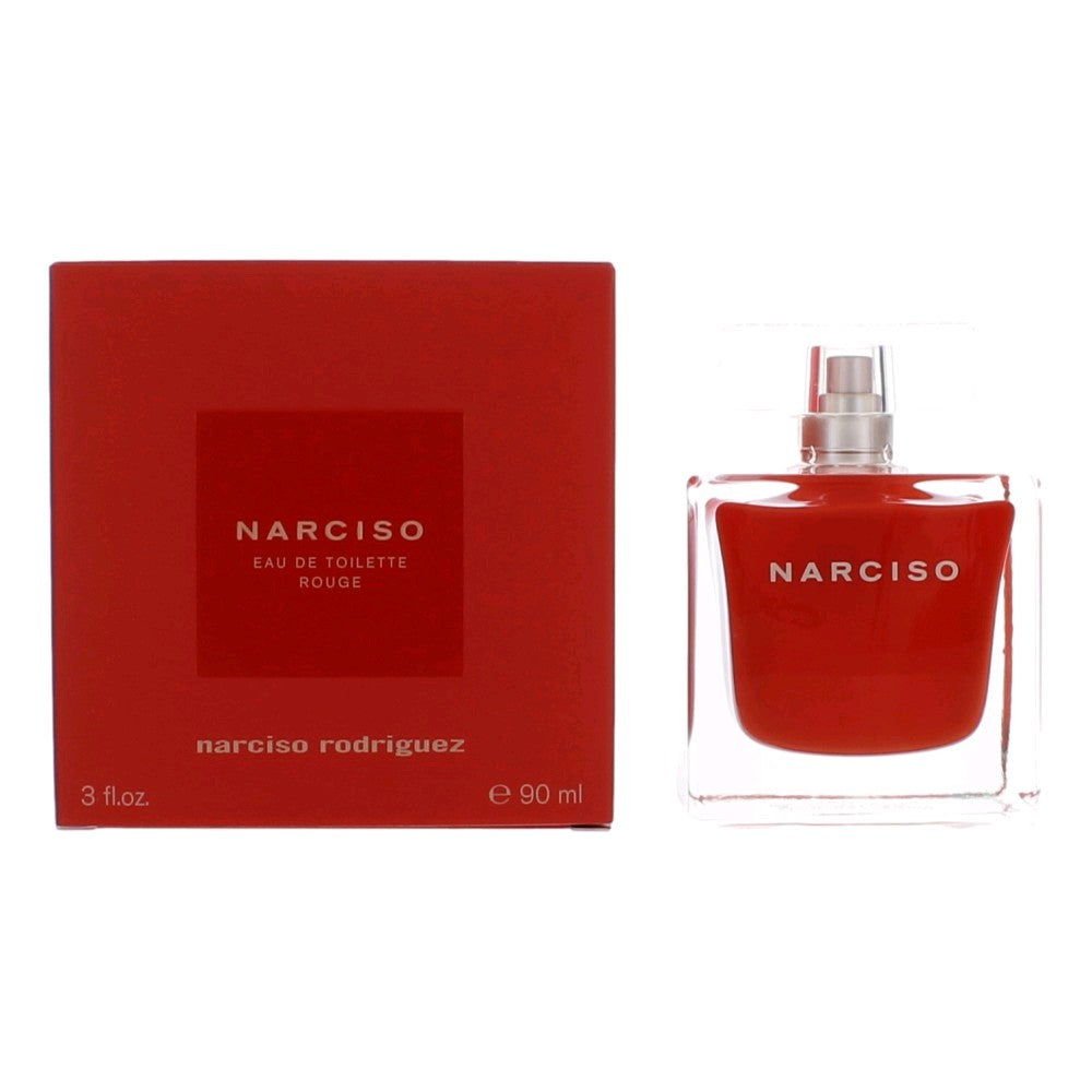 Narciso Rodriguez Rouge by Narciso Rodriguez, 3 oz EDT Spray for Women by Narciso Rodriguez