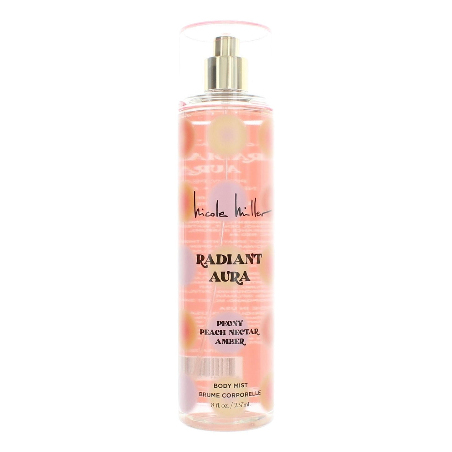 Radiant Aura by Nicole Miller. 8 oz Body Mist for Women by Nicole Miller