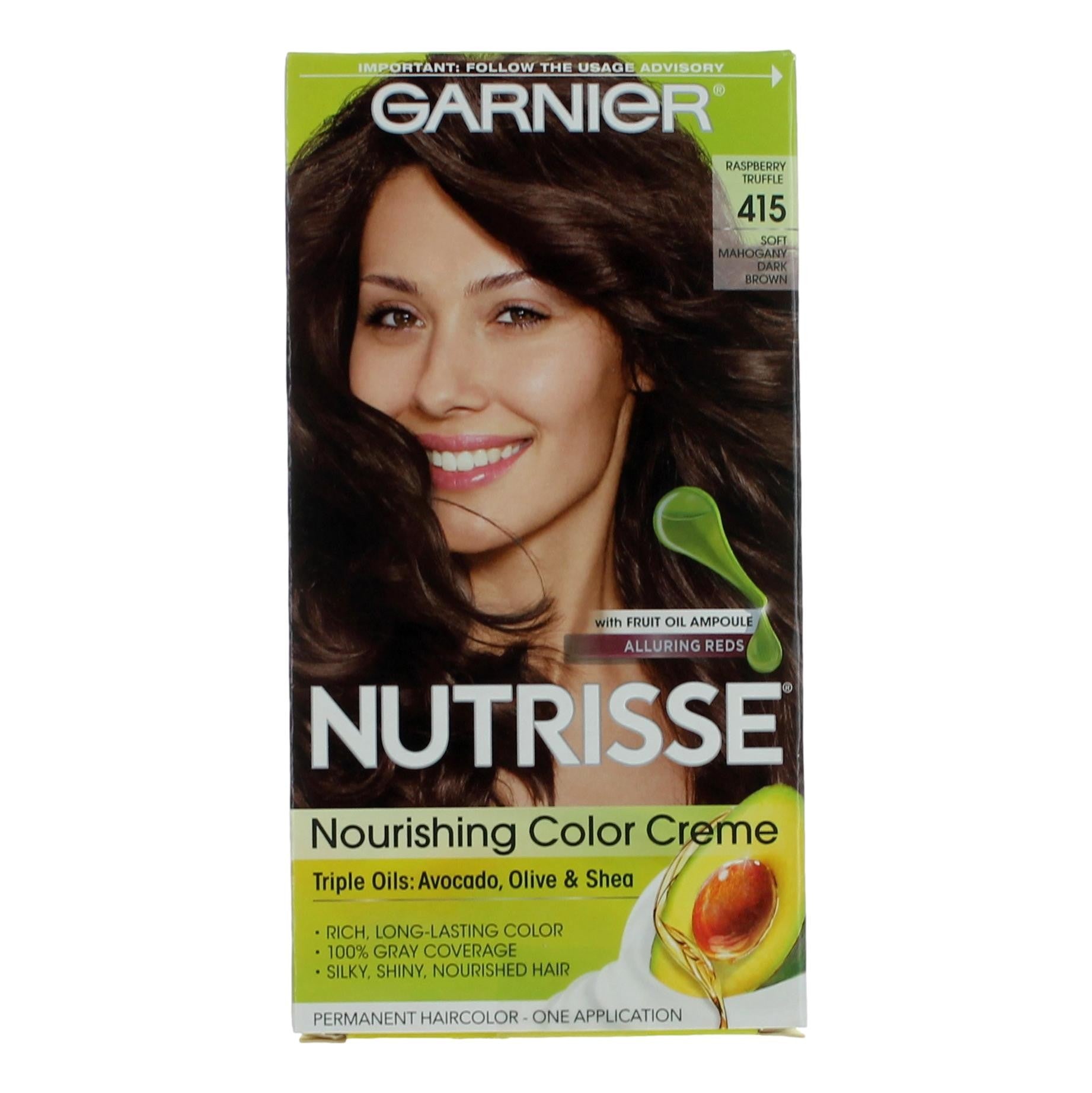 Garnier Hair Color Nutrisse Coloring Creme by Garnier, Hair Color- Raspberry Truffle 415 by Garnier