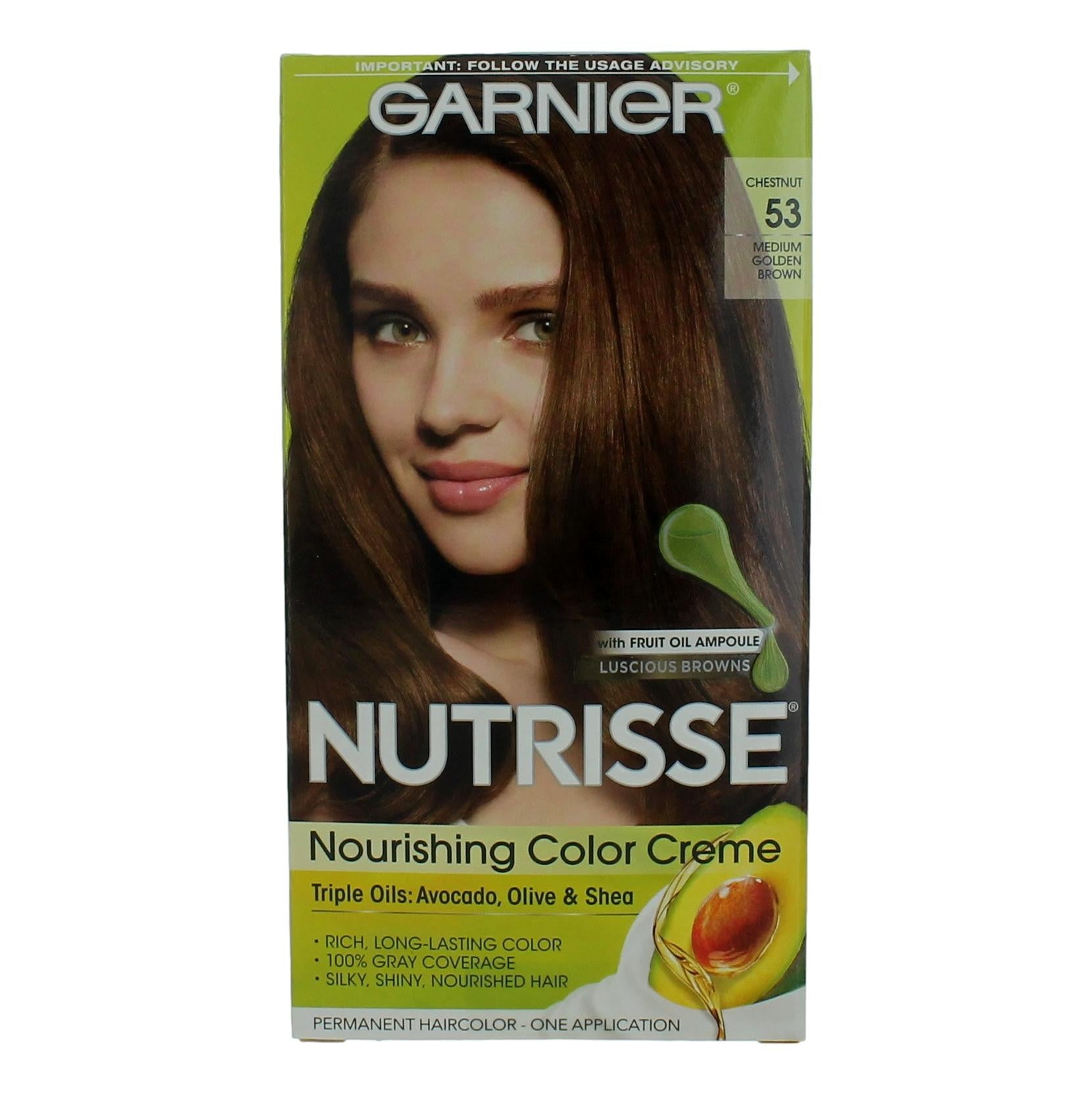 Garnier Hair Color Nutrisse Coloring Creme by Garnier, Hair Color- Chestnut 53 by Garnier
