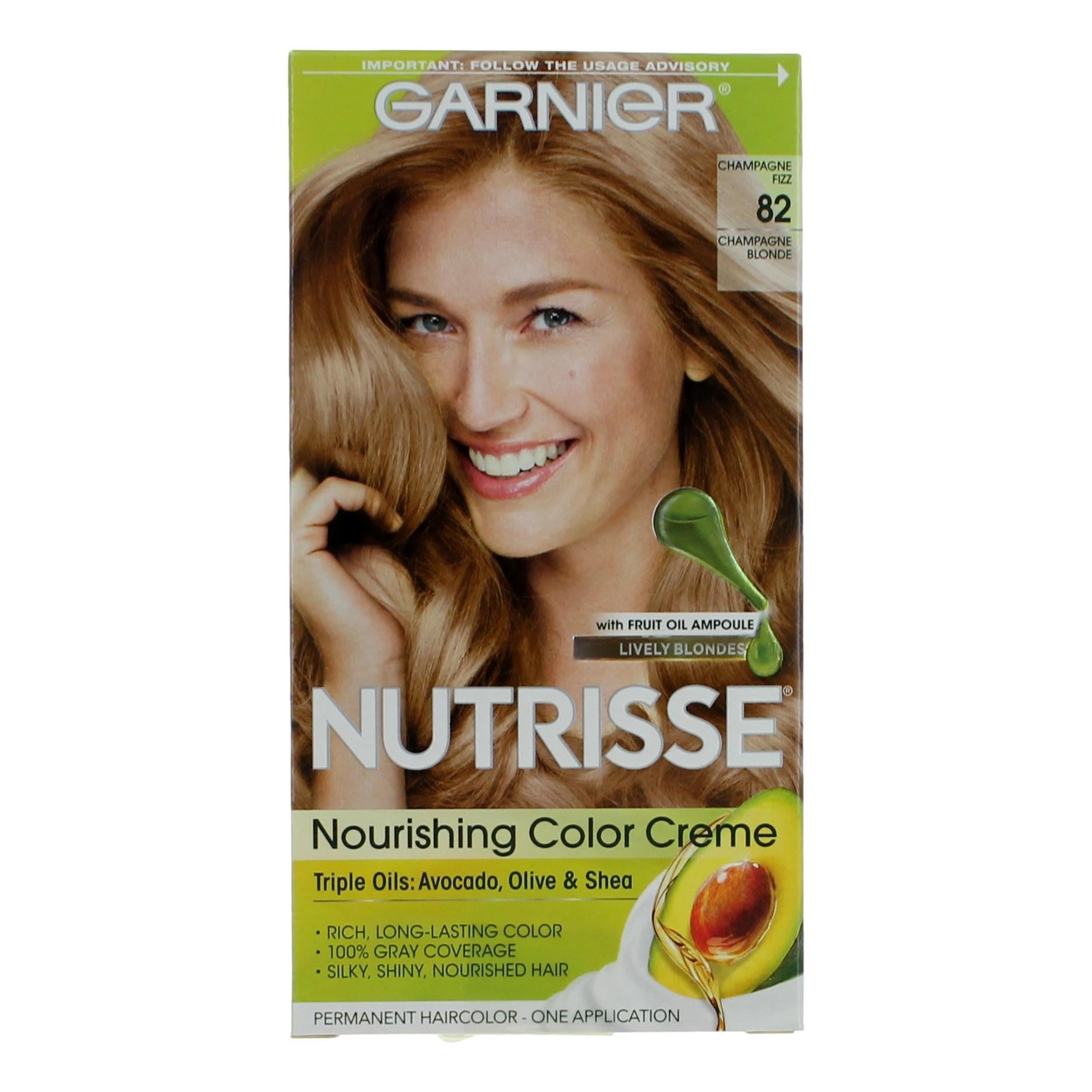 Garnier Hair Color Nutrisse Coloring Creme by Garnier, Hair Color- Champagne Fizz 82 by Garnier