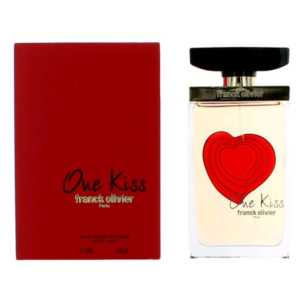 One Kiss by Franck Olivier, 2.5 oz EDP Spray for Women by Franck Olivier