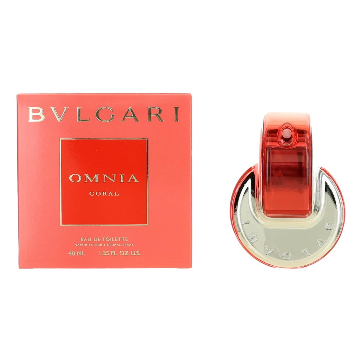 Omnia Coral by Bvlgari, 1.35 oz EDT Spray for Women by Bvlgari