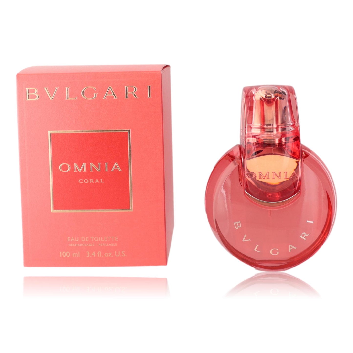 Omnia Coral by Bvlgari, 3.4 oz EDT Spray for Women by Bvlgari