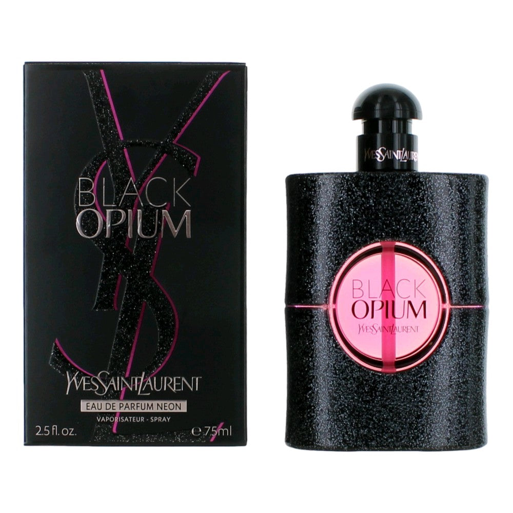 Black Opium Neon by Yves Saint Laurent, 2.5 oz EDP Spray for Women by Yves Saint Laurent