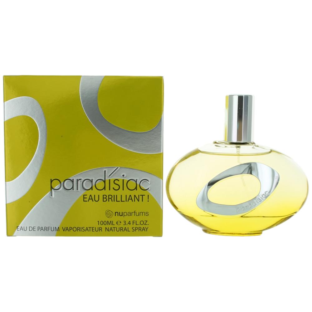 Paradisiac Eau Brilliant by NuParfums, 3.4 oz EDP Spray for Women by nuparfums