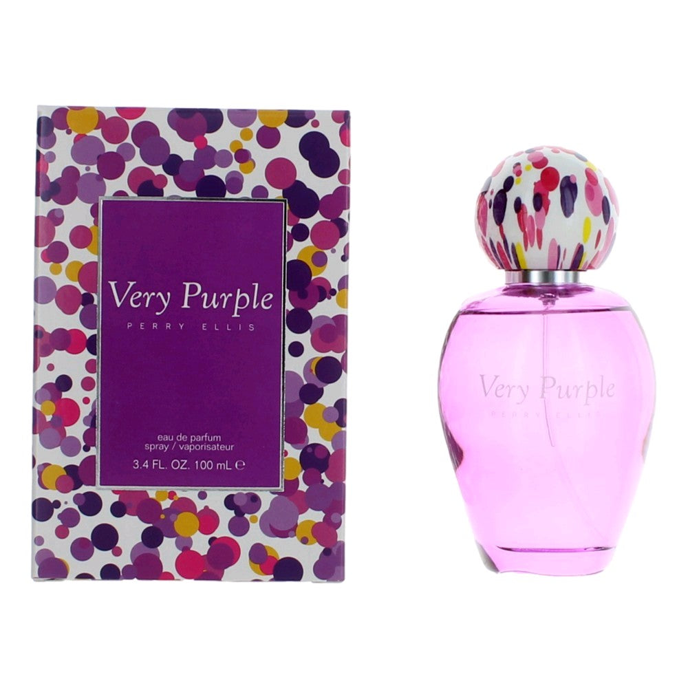 Very Purple by Perry Ellis, 3.4 oz EDP Spray for Women by Perry Ellis