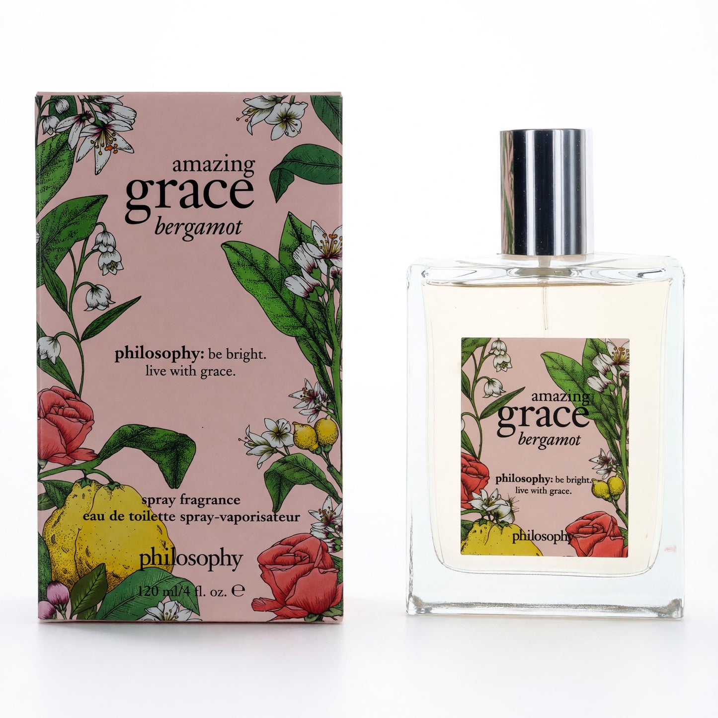 Amazing Grace Bergamot by Philosophy, 4 oz EDT Spray for Women by Philosophy