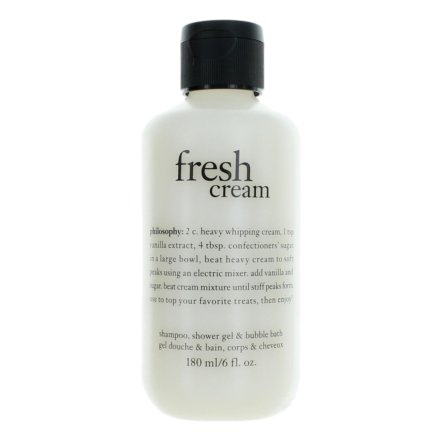 Fresh Cream by Philosophy, 6oz Shampoo, Shower Gel, and Bubble Bath women by Philosophy