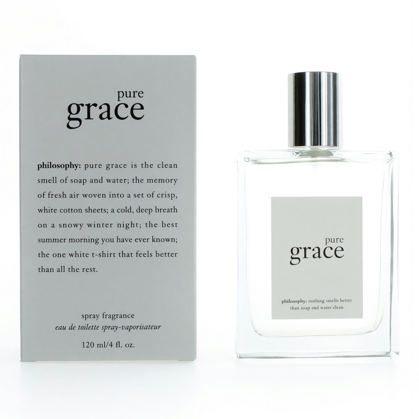 Pure Grace by Philosophy, 4 oz EDT Spray for Women by Philosophy