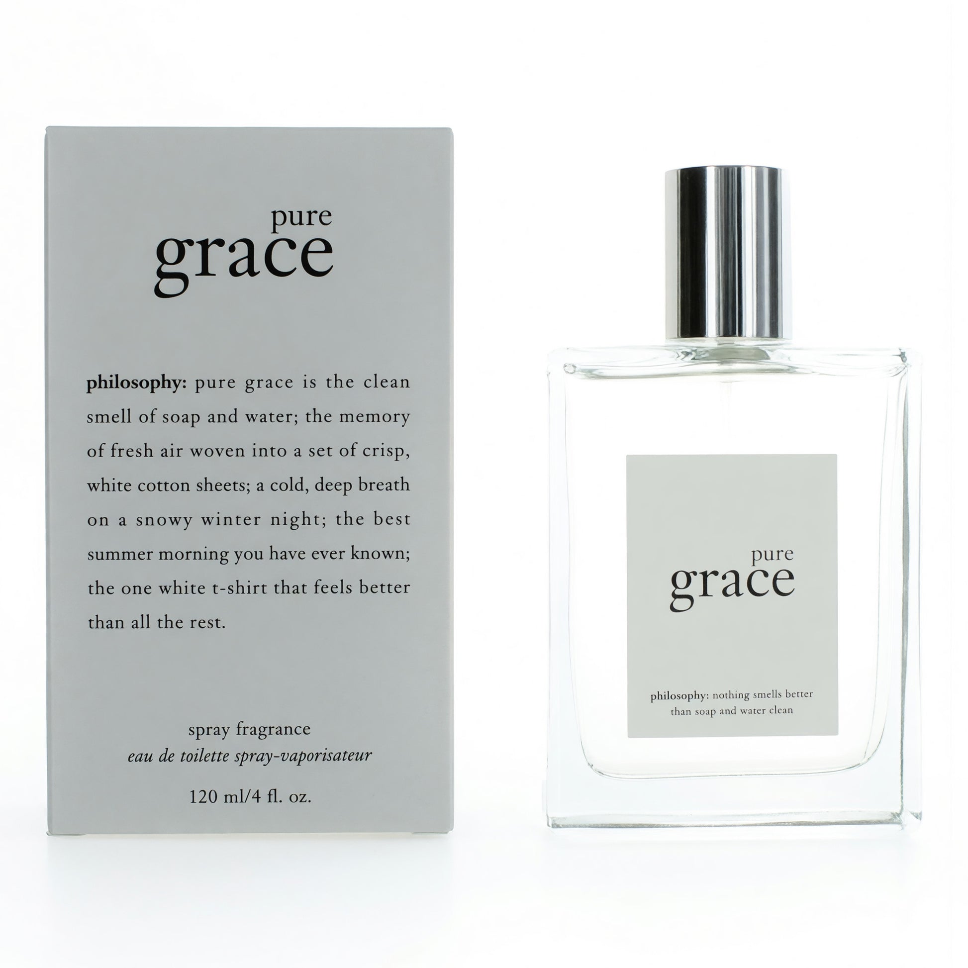 Pure Grace by Philosophy, 4 oz EDT Spray for Women by Philosophy