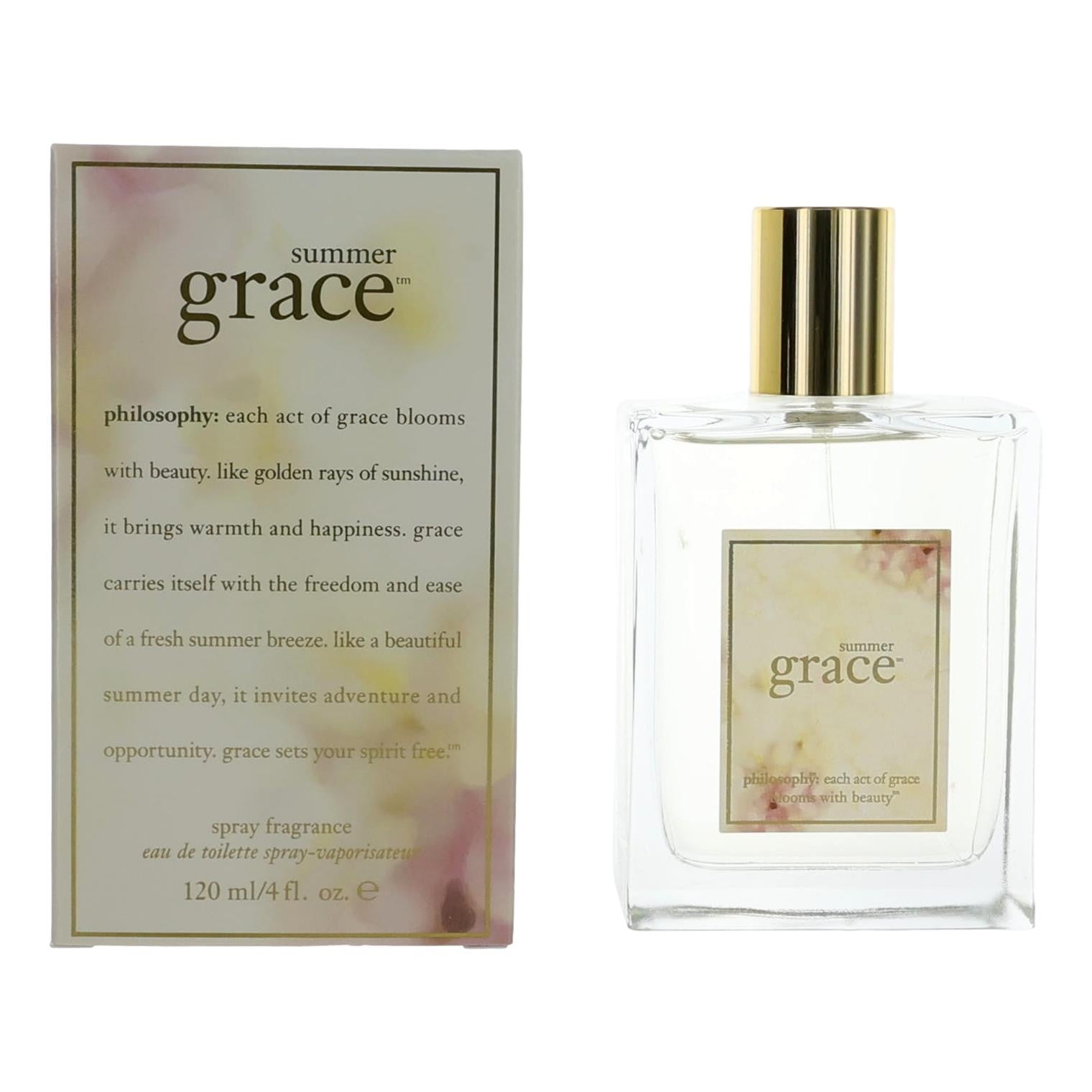 Summer Grace by Philosophy, 4 oz EDT Spray for Women by Philosophy