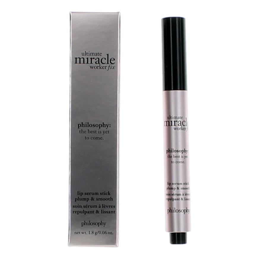Ultimate Miracle Worker Fix by Philosophy, 0.06oz Lip Serum Stick for Unisex by Philosophy