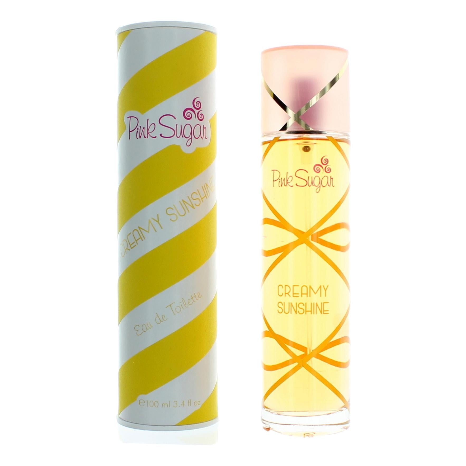 Pink Sugar Creamy Sunshine by Aquolina, 3.4 oz EDT Spray for Women by Aquolina