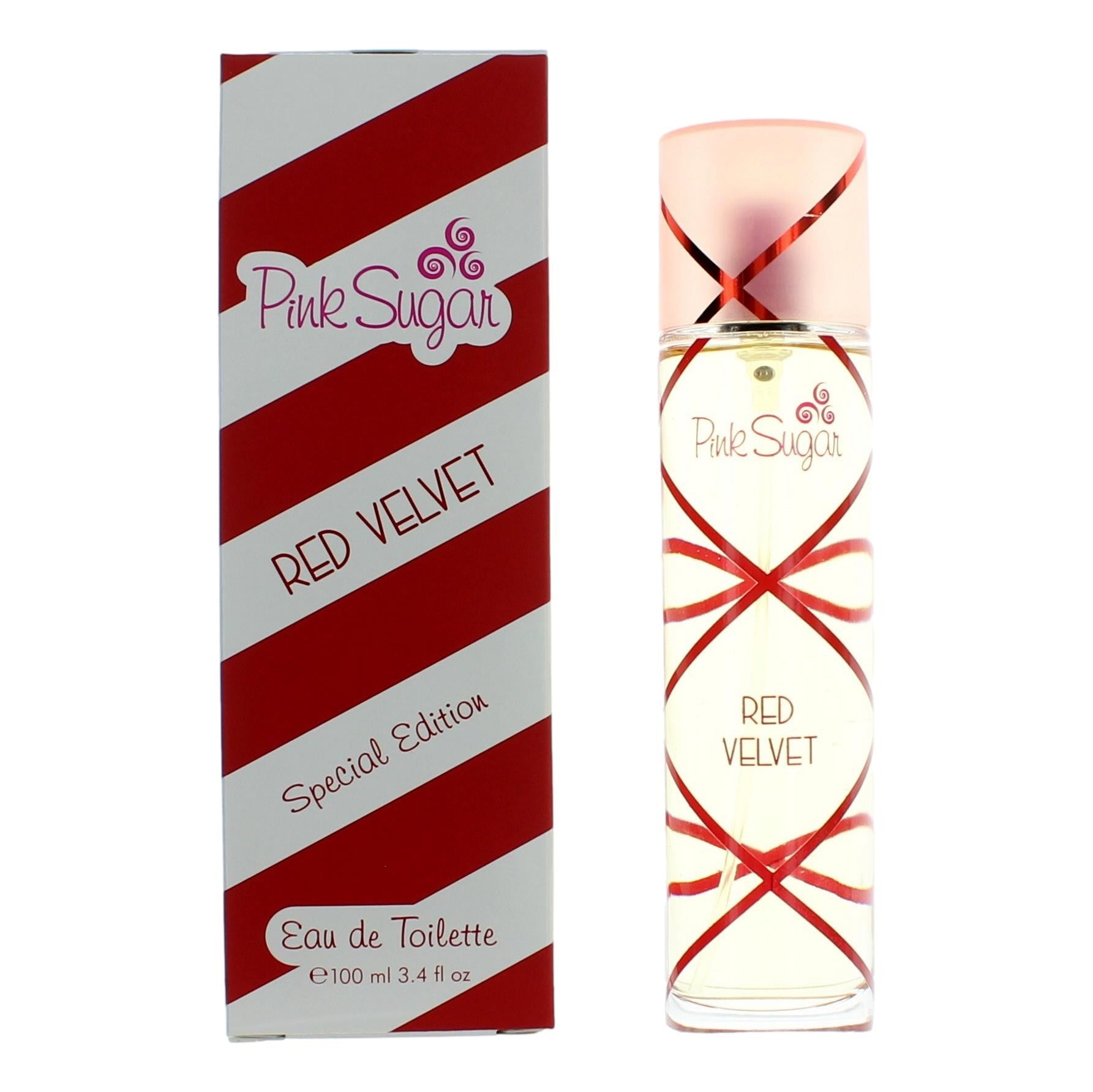 Pink Sugar Red Velvet Special Edition by Aquolina, 3.4oz EDT Spray women by Aquolina