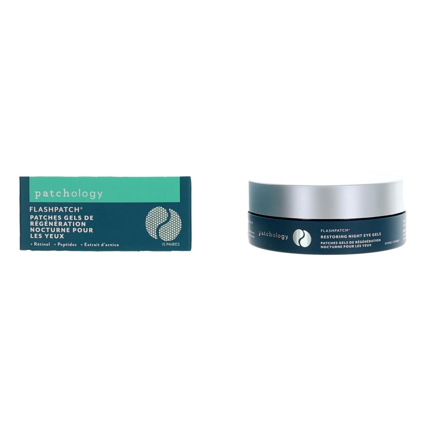 Patchology FlashPatch by Patchology, Restoring Night Eye Gels - 15 Pairs by Patchology