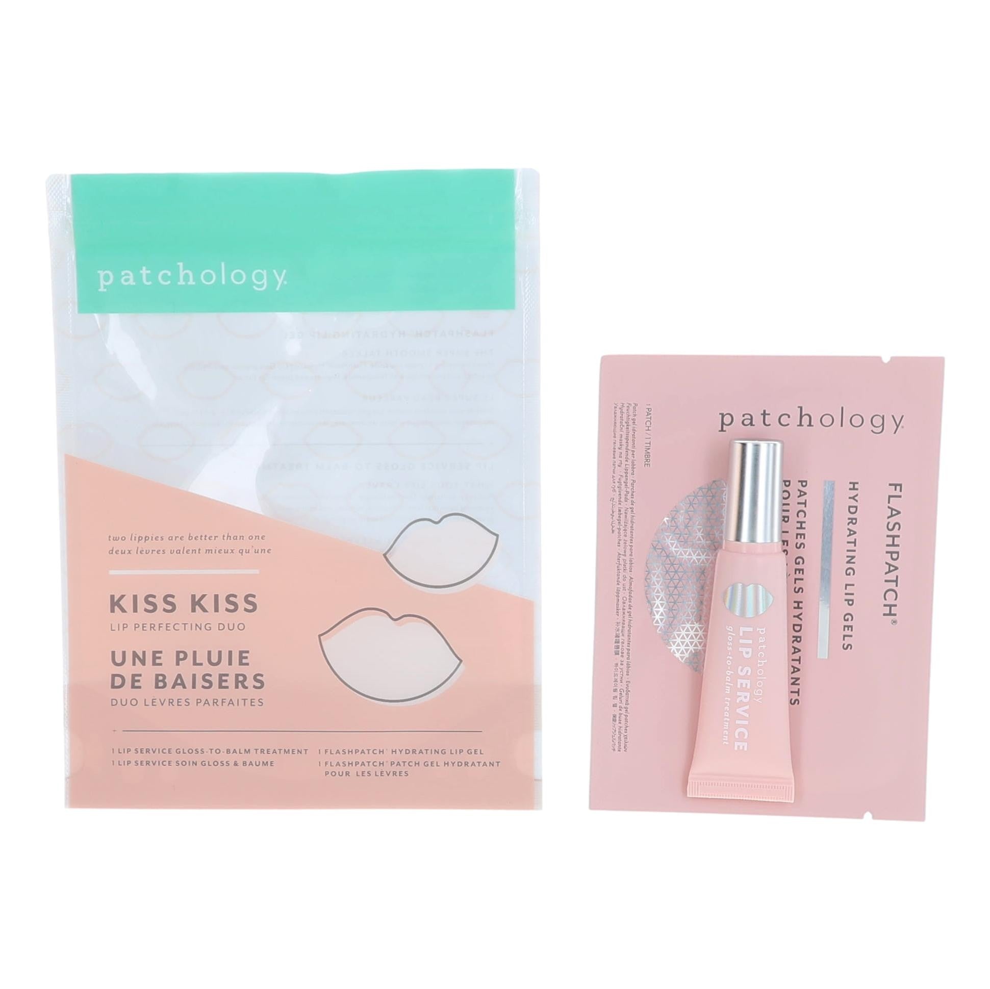 Patchology Kiss Kiss Lip Perfecting Duo by Patchology, 2 Piece Lip Set by Patchology