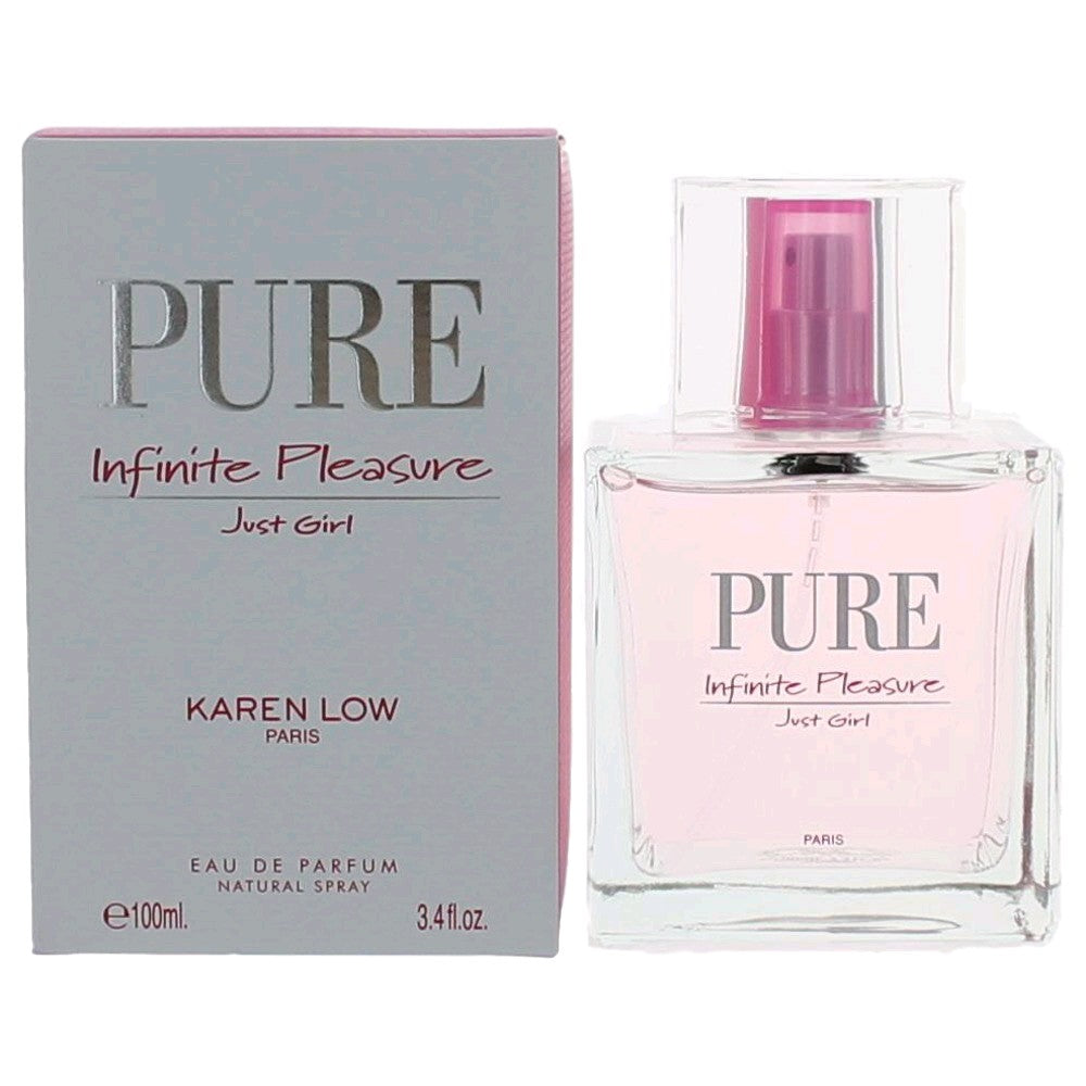 Pure Infinite Pleasure Just Girl by Karen Low, 3.4oz EDP Spray women by Karen Low