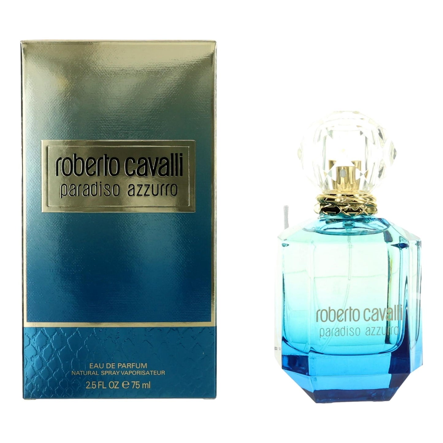Roberto Cavalli Paradiso Azzurro by Roberto Cavalli, 2.5oz EDP Spray women by Roberto Cavalli