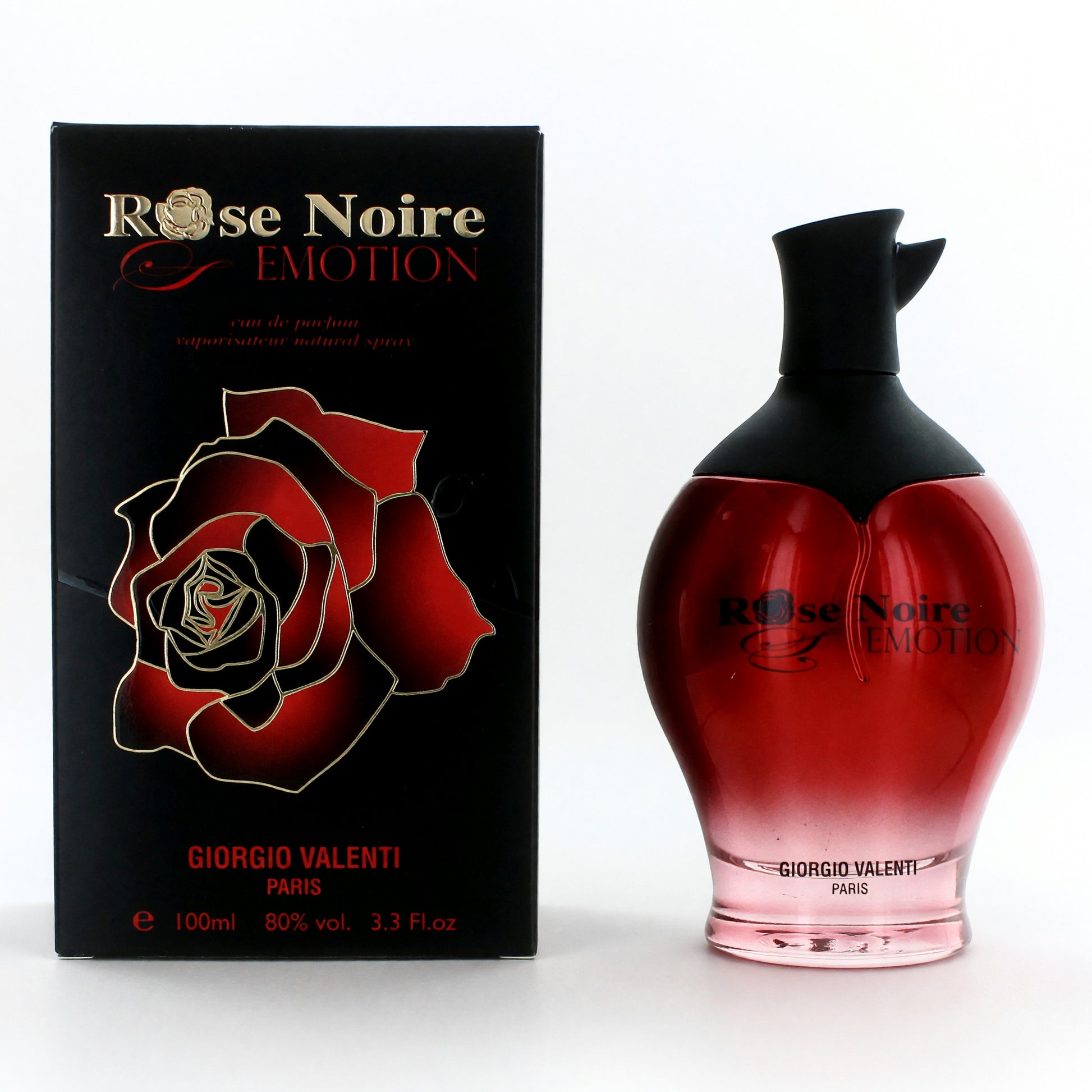 Rose Noire Emotion by Giorgio Valenti, 3.3 oz EDP Spray for Women by Giorgio Valenti