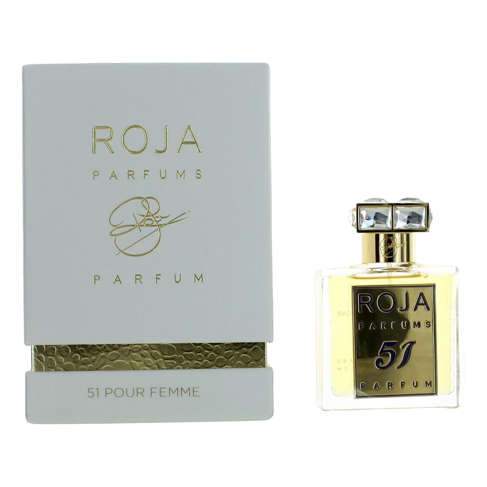 51 Pour Femme by Roja Parfums, 1.7 oz Parfum Spray for Women by Roja