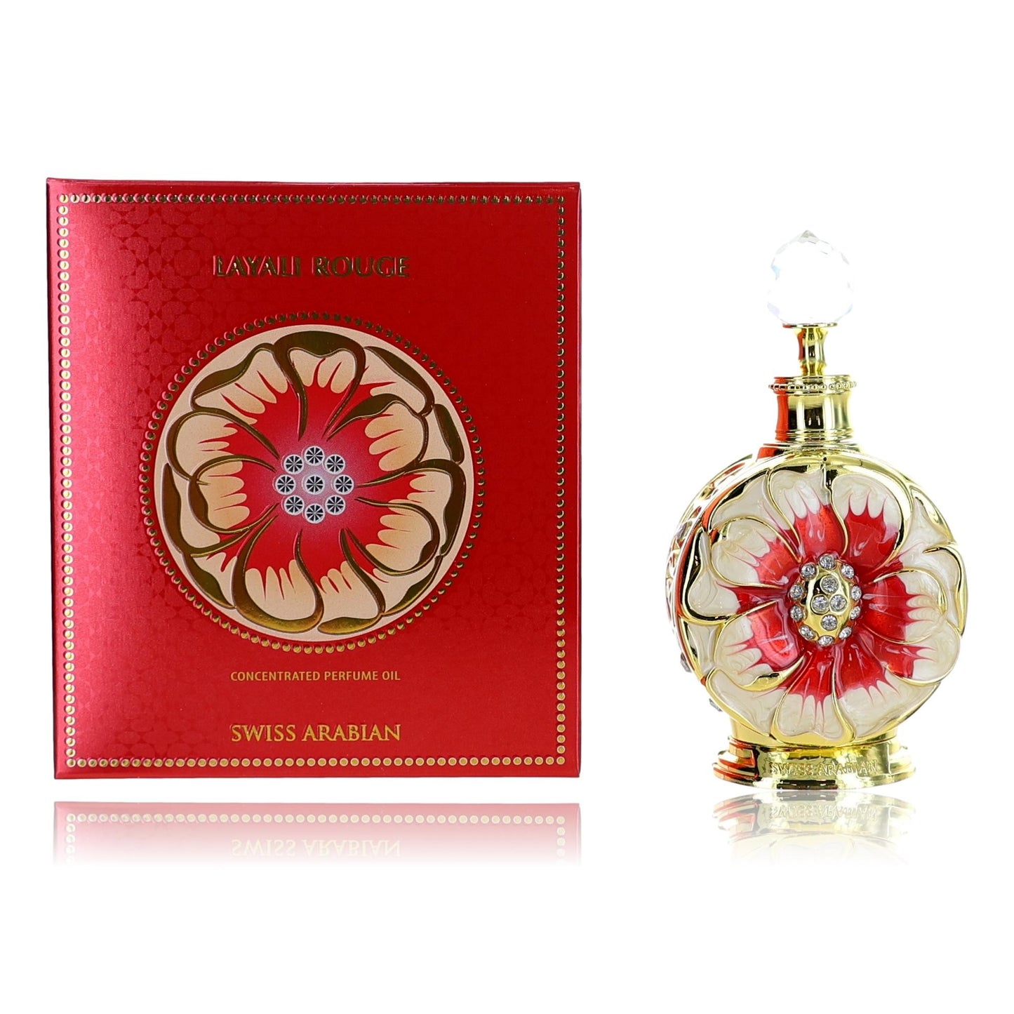 Layali Rouge by Swiss Arabian, 0.5oz Concentrated Perfume Oil women by Swiss Arabian