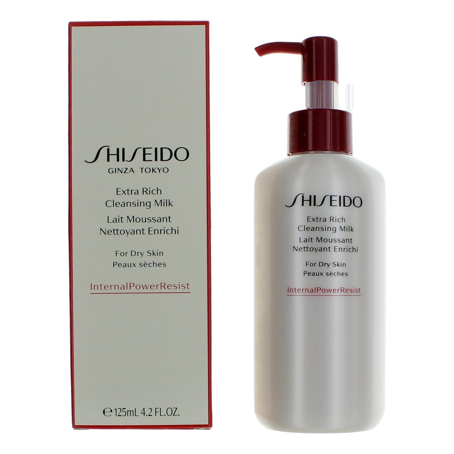 Shiseido Extra Rich Cleansing Milk by Shiseido, 4.2 oz Facial Cleanser by Shiseido