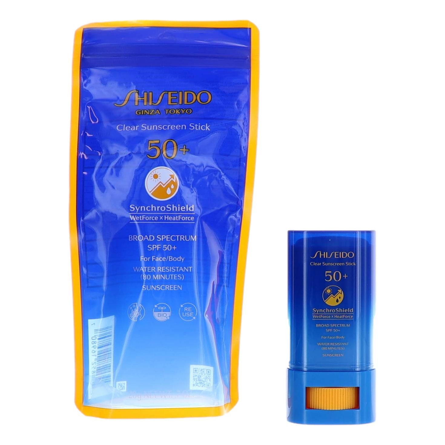 Shiseido Clear Sunscreen Stick by Shiseido, 0.7oz Sunscreen Stick SPF 50+ by Shiseido