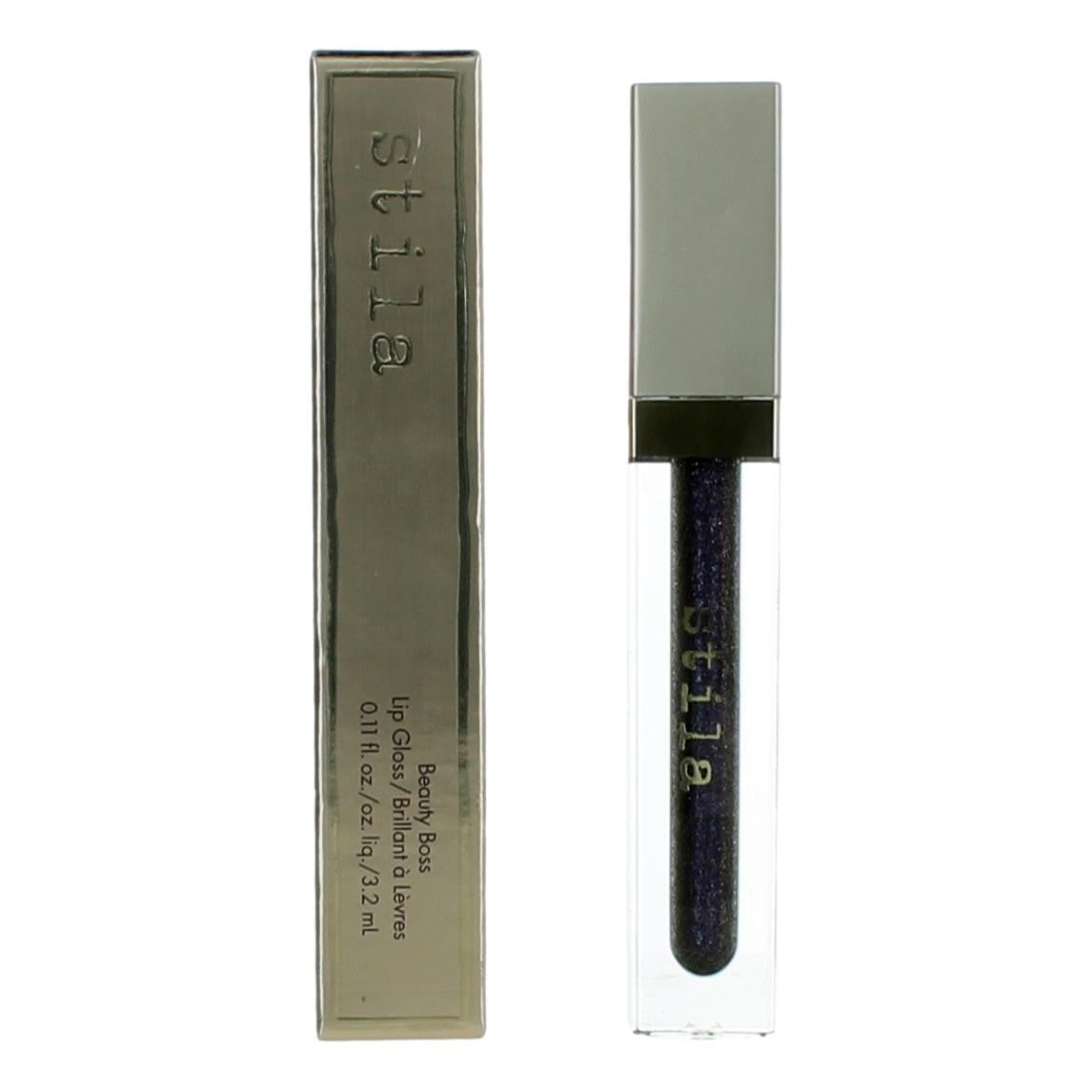 Stila Beauty Boss by Stila Beauty, .11 oz Lip Gloss- In the Black by Stila Beauty