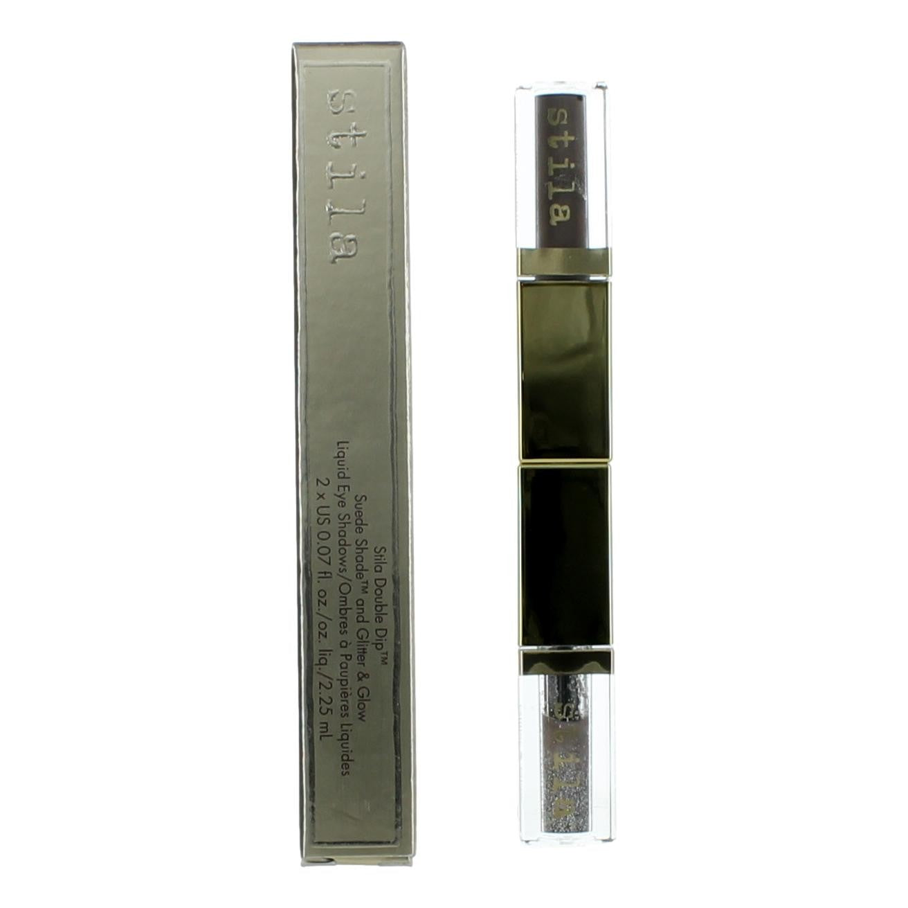 Stila Double Dip by Stila Beauty, 2 x .07 oz Liquid Eye Shadows- Grey Fox by Stila Beauty