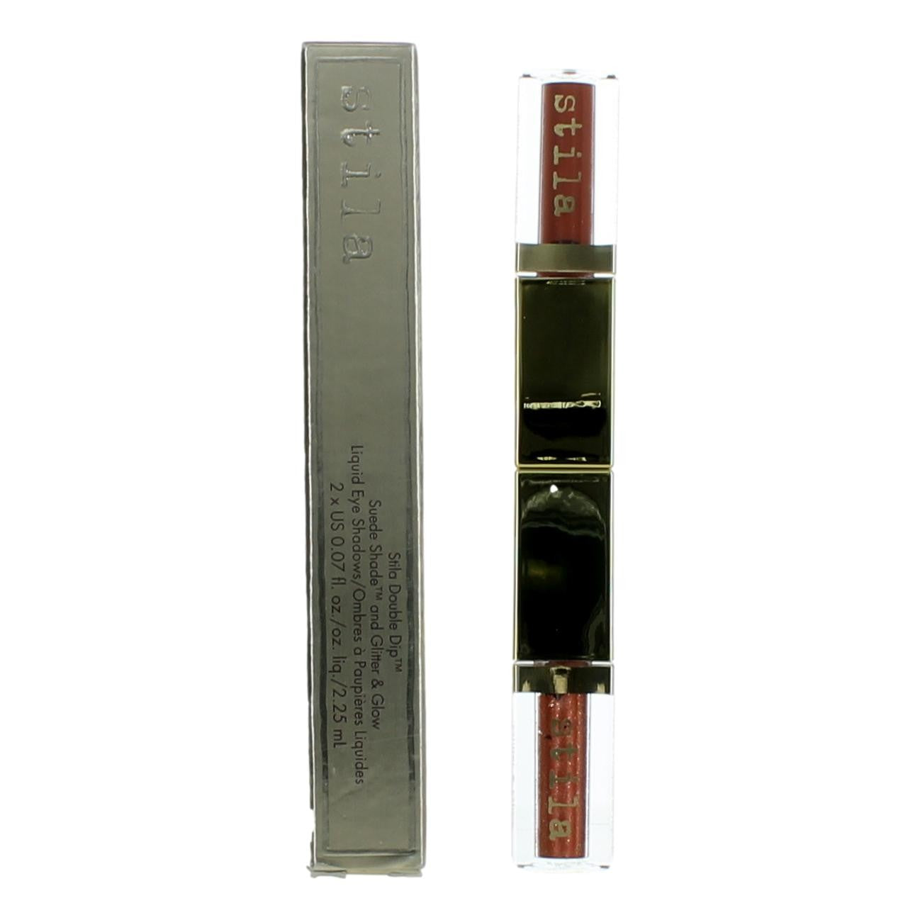 Stila Double Dip by Stila Beauty, 2 x .07 oz Liquid Eye Shadows- Hot Tamale by Stila Beauty