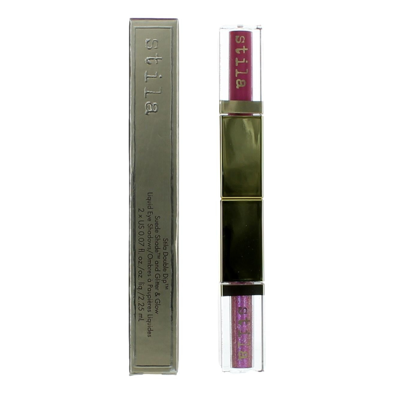 Stila Double Dip by Stila Beauty, 2 x .07 oz Liquid Eye Shadows- Pink Martini by Stila Beauty