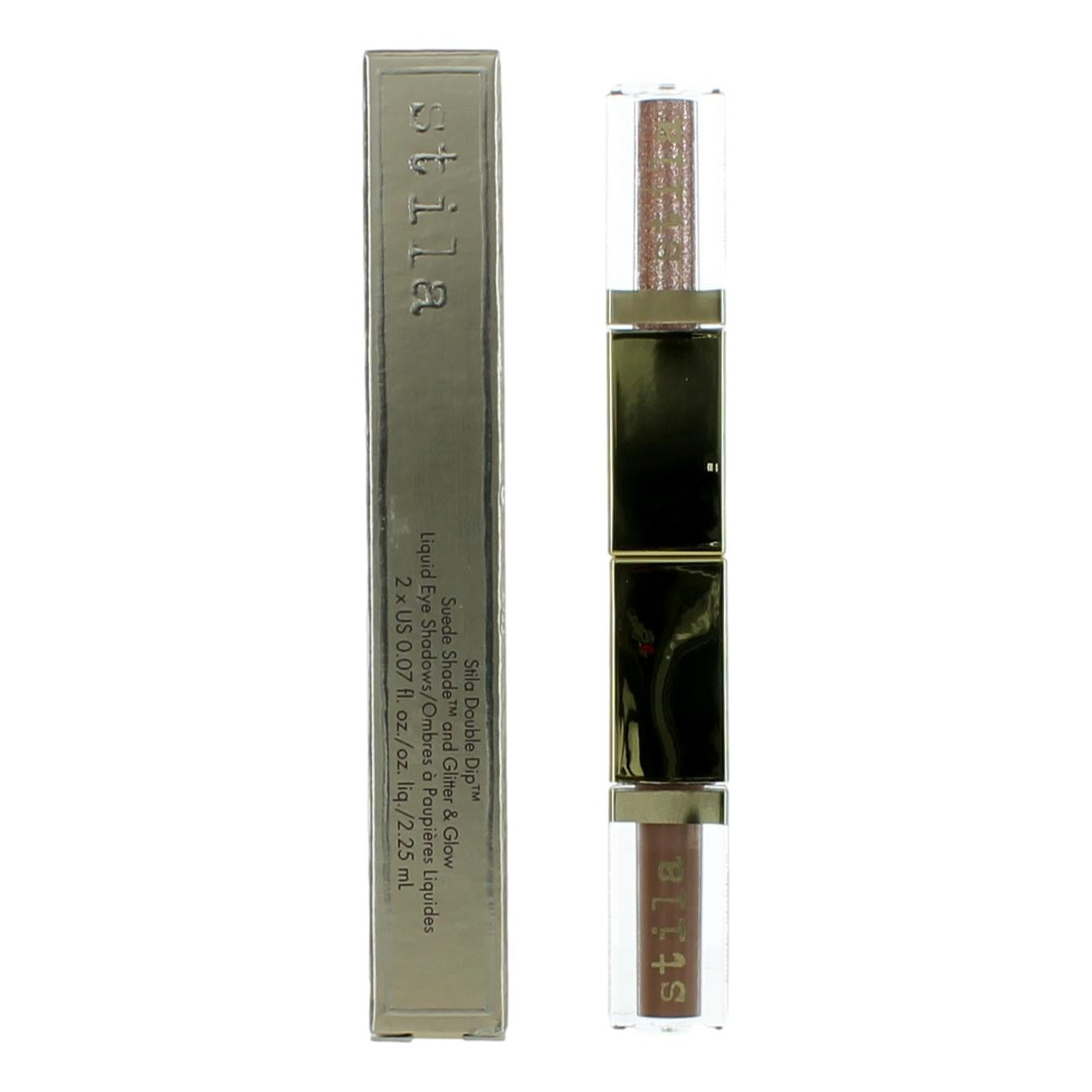 Stila Double Dip by Stila Beauty, 2 x .07 oz Liquid Eye Shadows- Smitten Kitten by Stila Beauty
