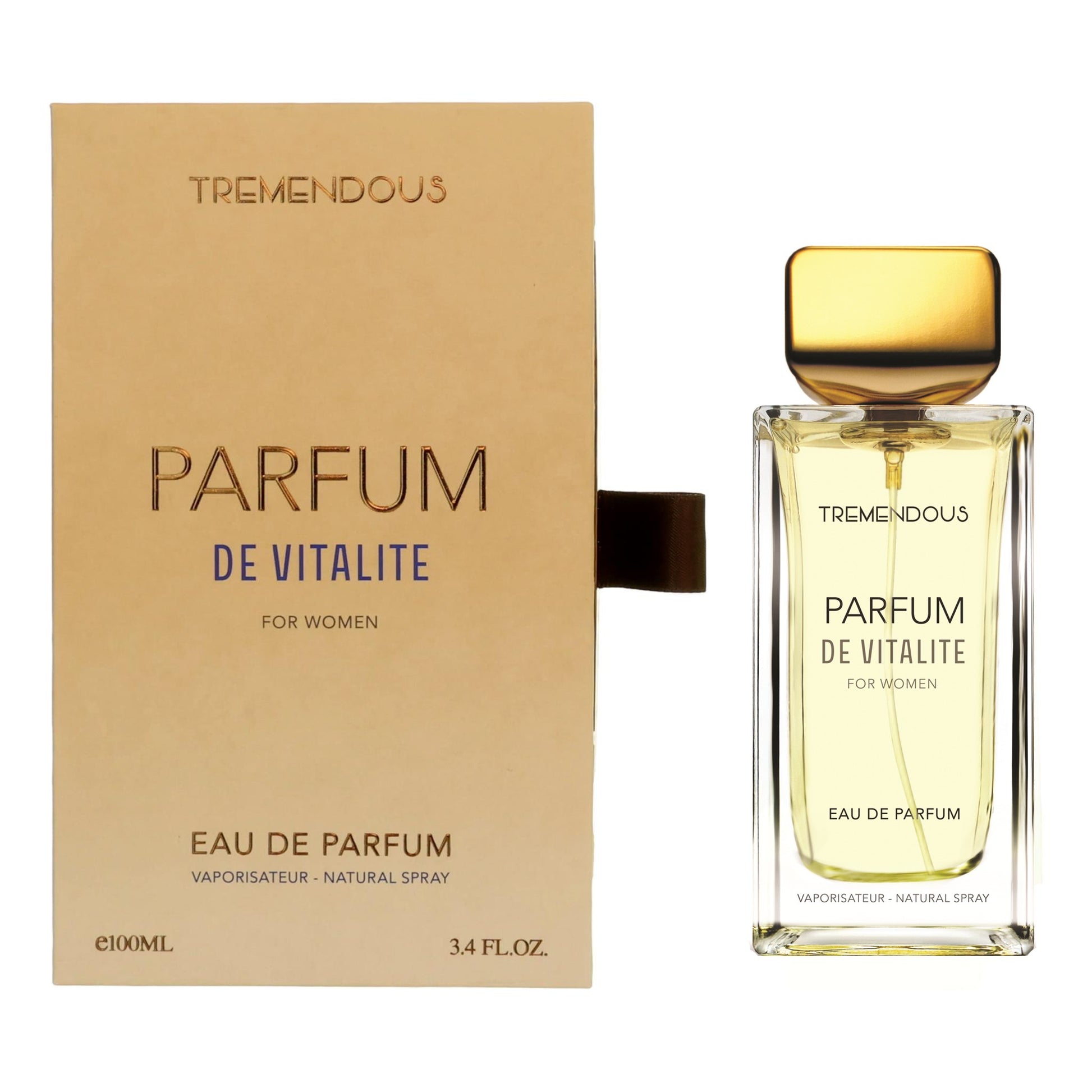 Parfum De Vitalite by Tremendous Parfums, 3.4 oz EDP Spray for Women by Tremendous