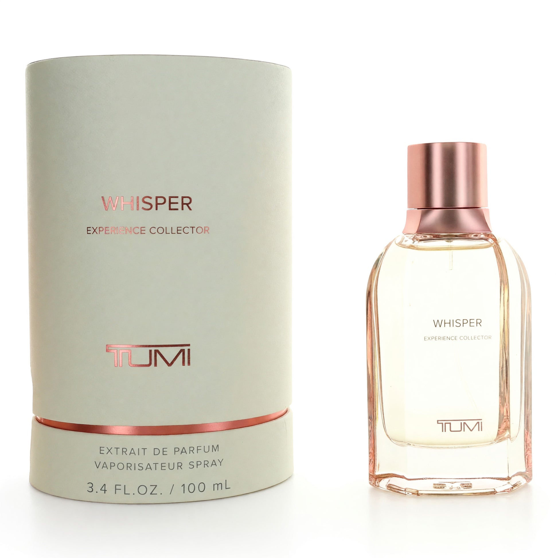 Whisper Experience Collector by Tumi, 3.4oz Extrait de Parfum Spray women by Tumi
