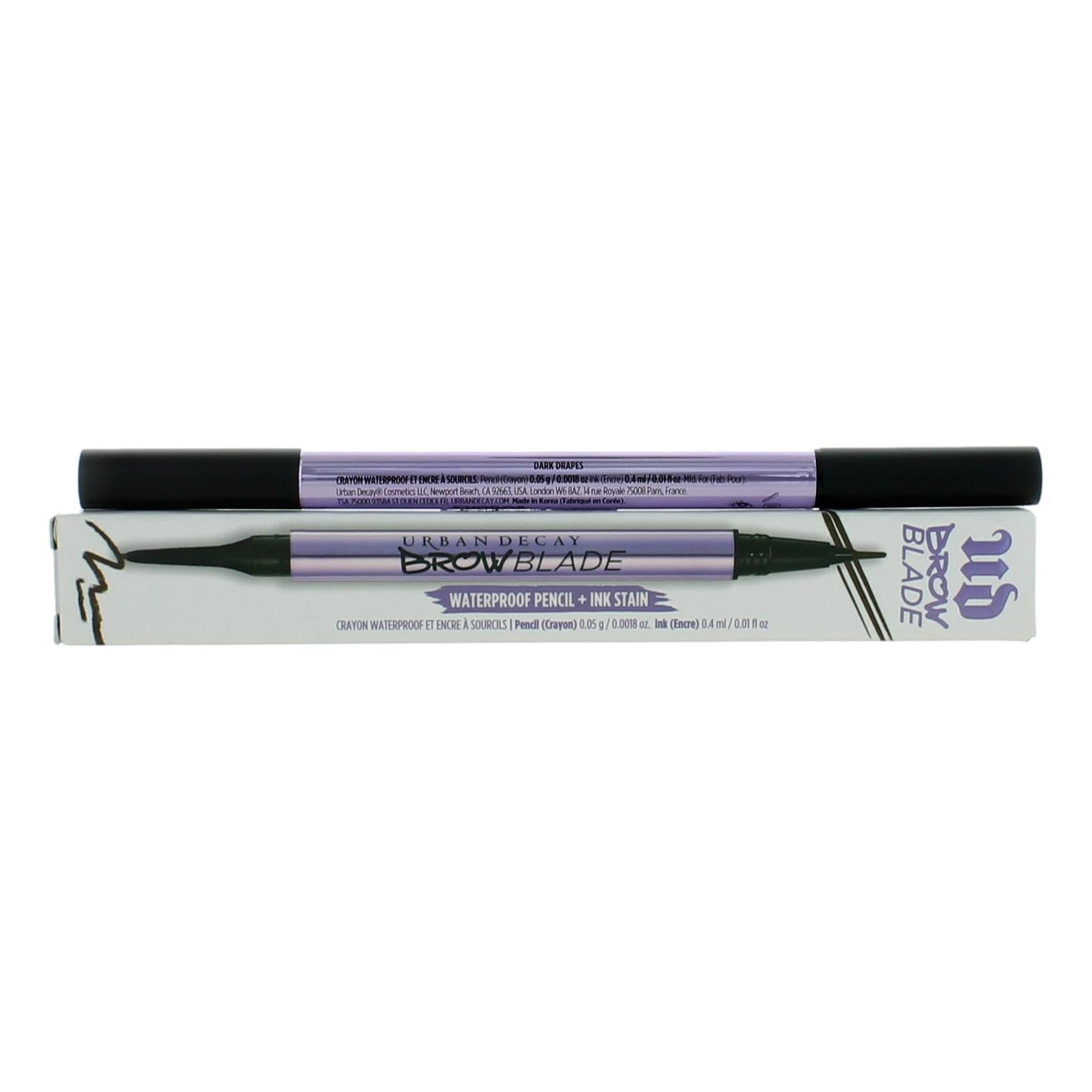 Urban Decay Brow Blade by Urban Decay, .01 oz Waterproof Pencil & Ink Stain- Dark Drapes by Urban Decay