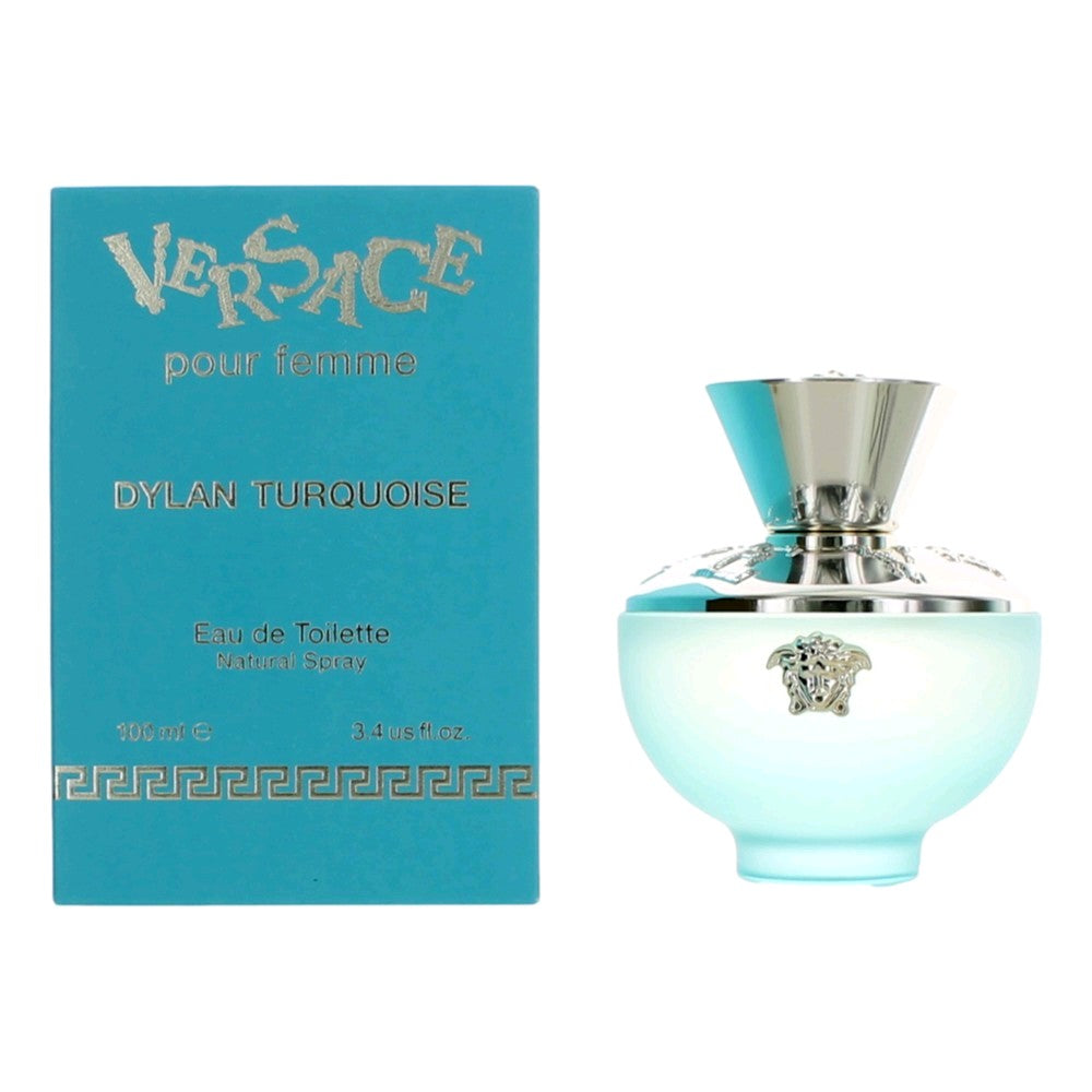 Versace Dylan Turquoise by Versace, 3.4 oz EDT Spray for Women by Versace