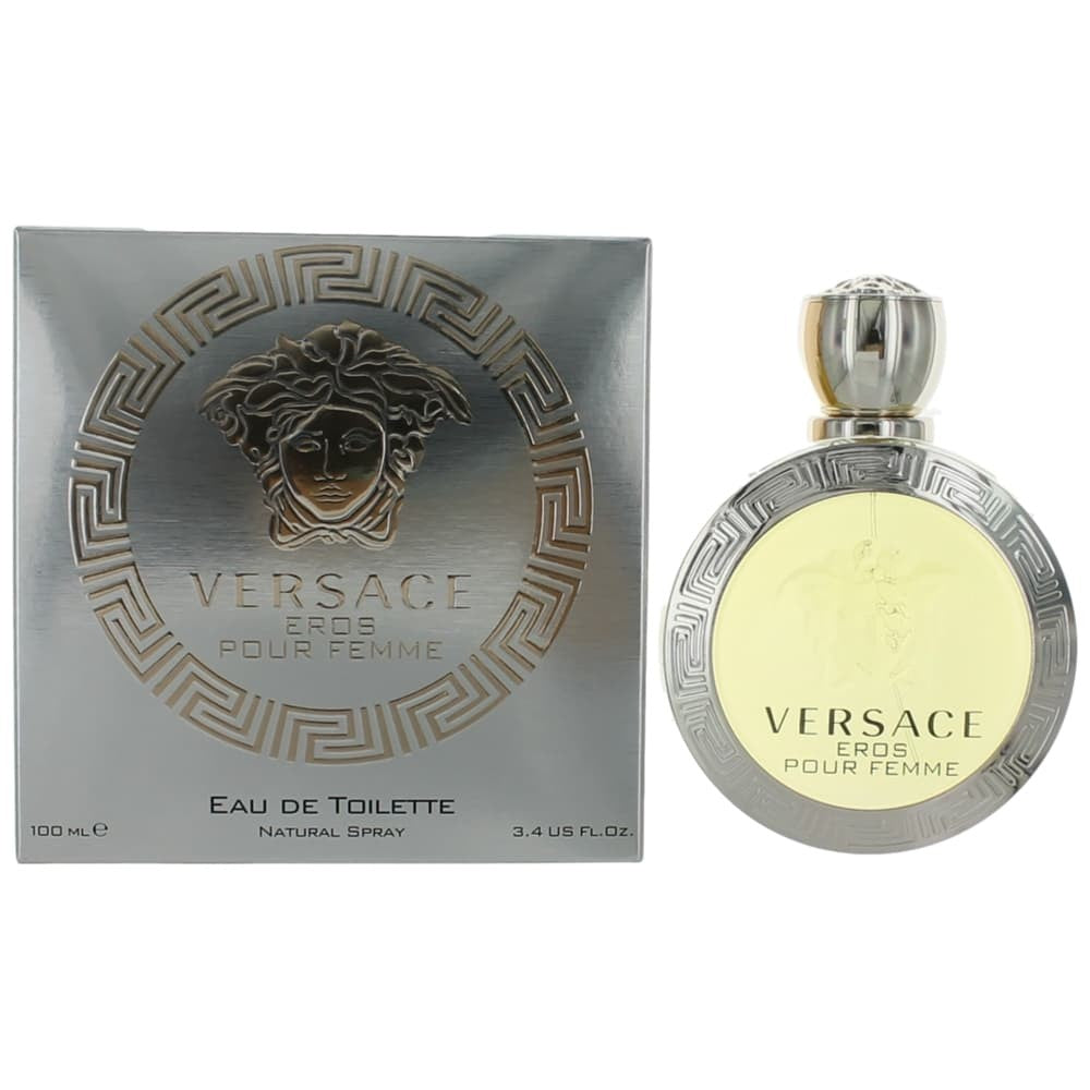 Eros Pour Femme by Versace, 3.4 oz EDT Spray for Women by Versace