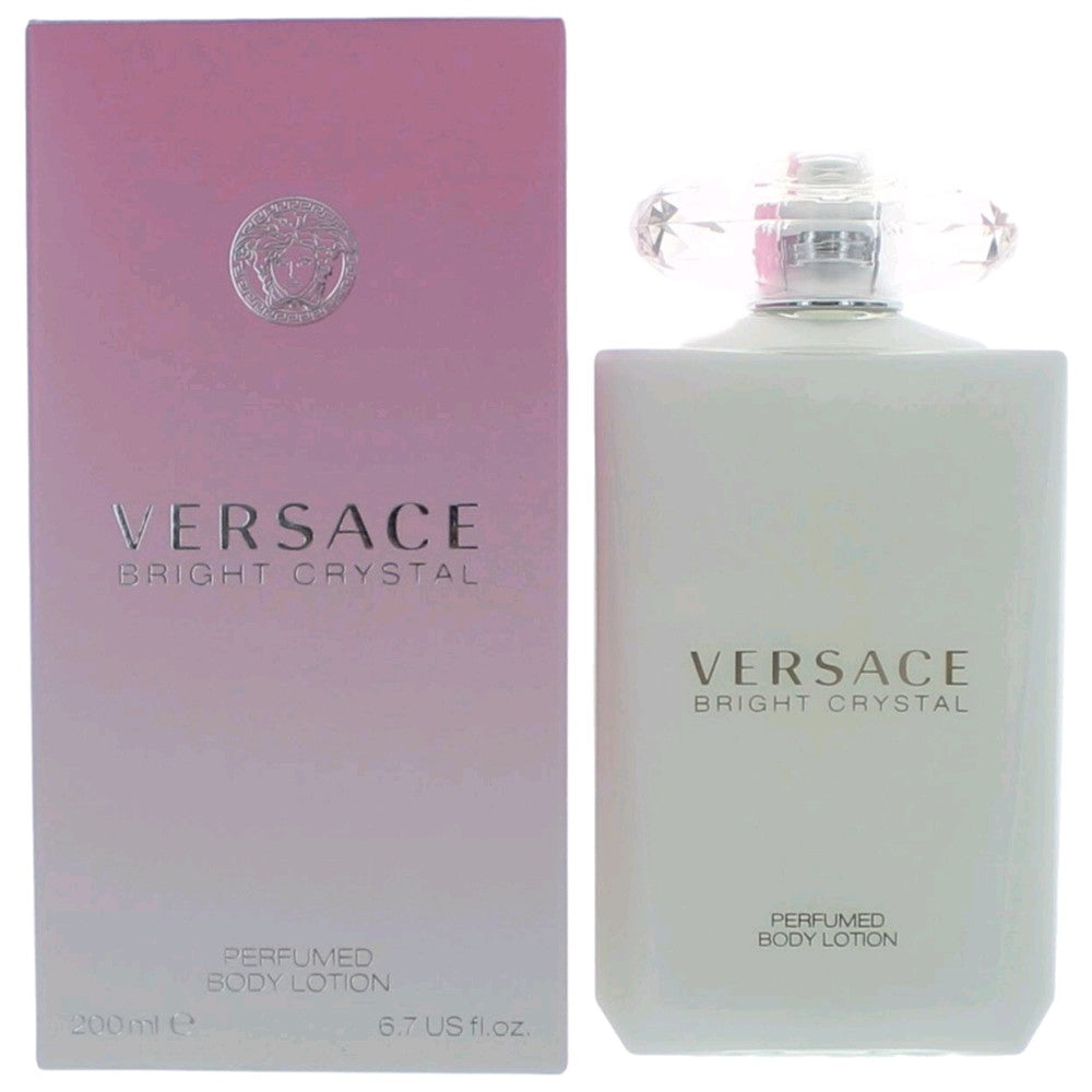 Versace Bright Crystal by Versace, 6.7oz Perfumed Body Lotion women by Versace
