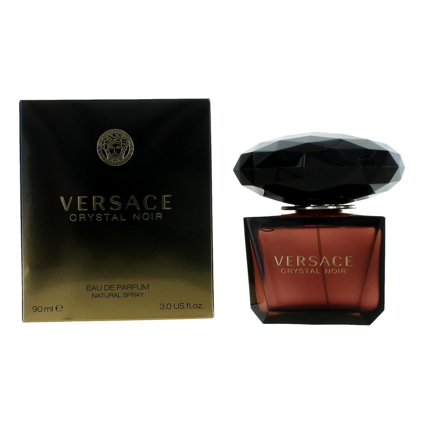 Versace Crystal Noir by Versace, 3 oz EDP Spray for Women by Versace