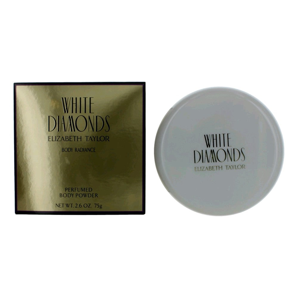 White Diamonds by Elizabeth Taylor, 2.6oz Perfumed Body Powder women by Elizabeth Taylor