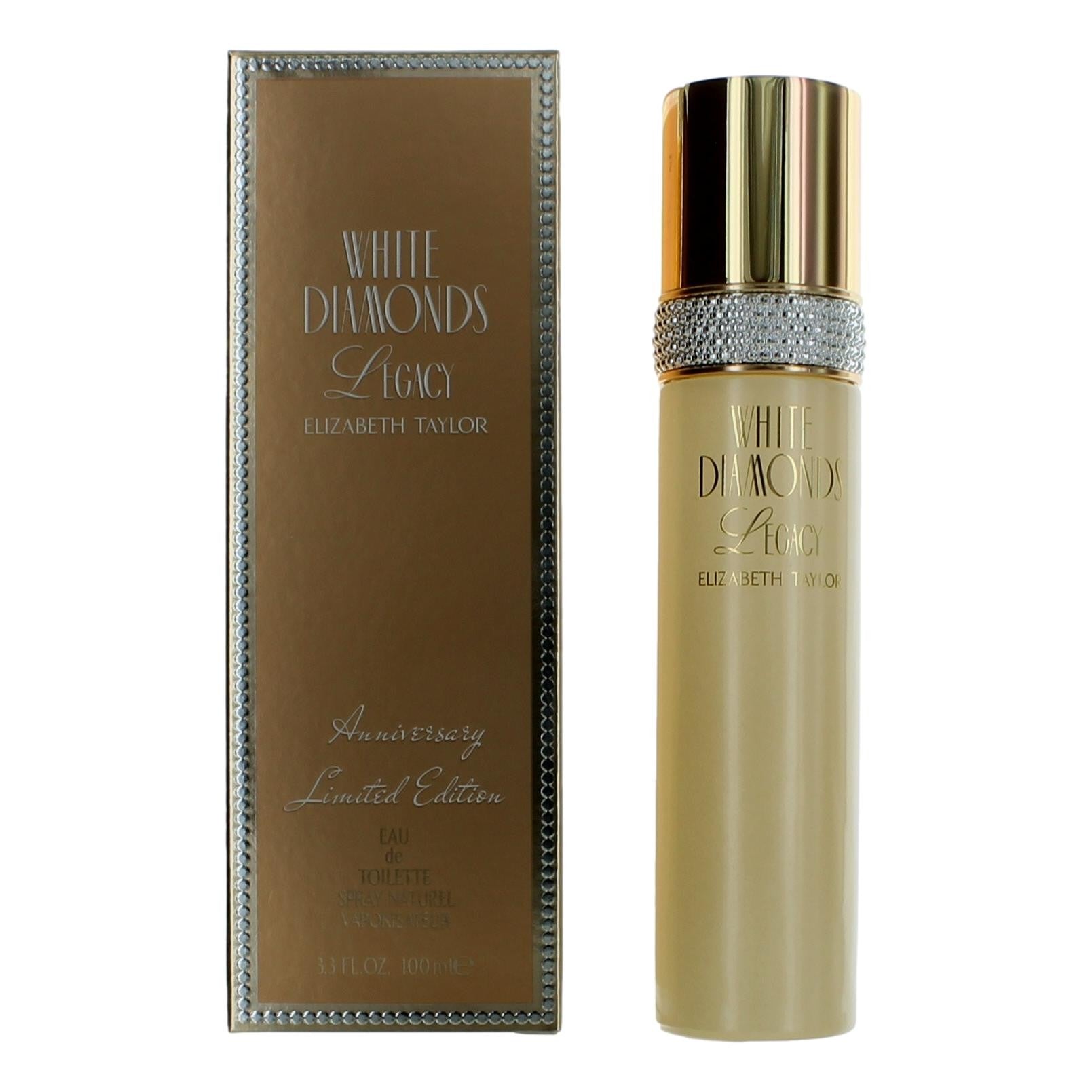 White Diamonds Legacy by Elizabeth Taylor, 3.3 oz EDT Spray for Women by Elizabeth Taylor
