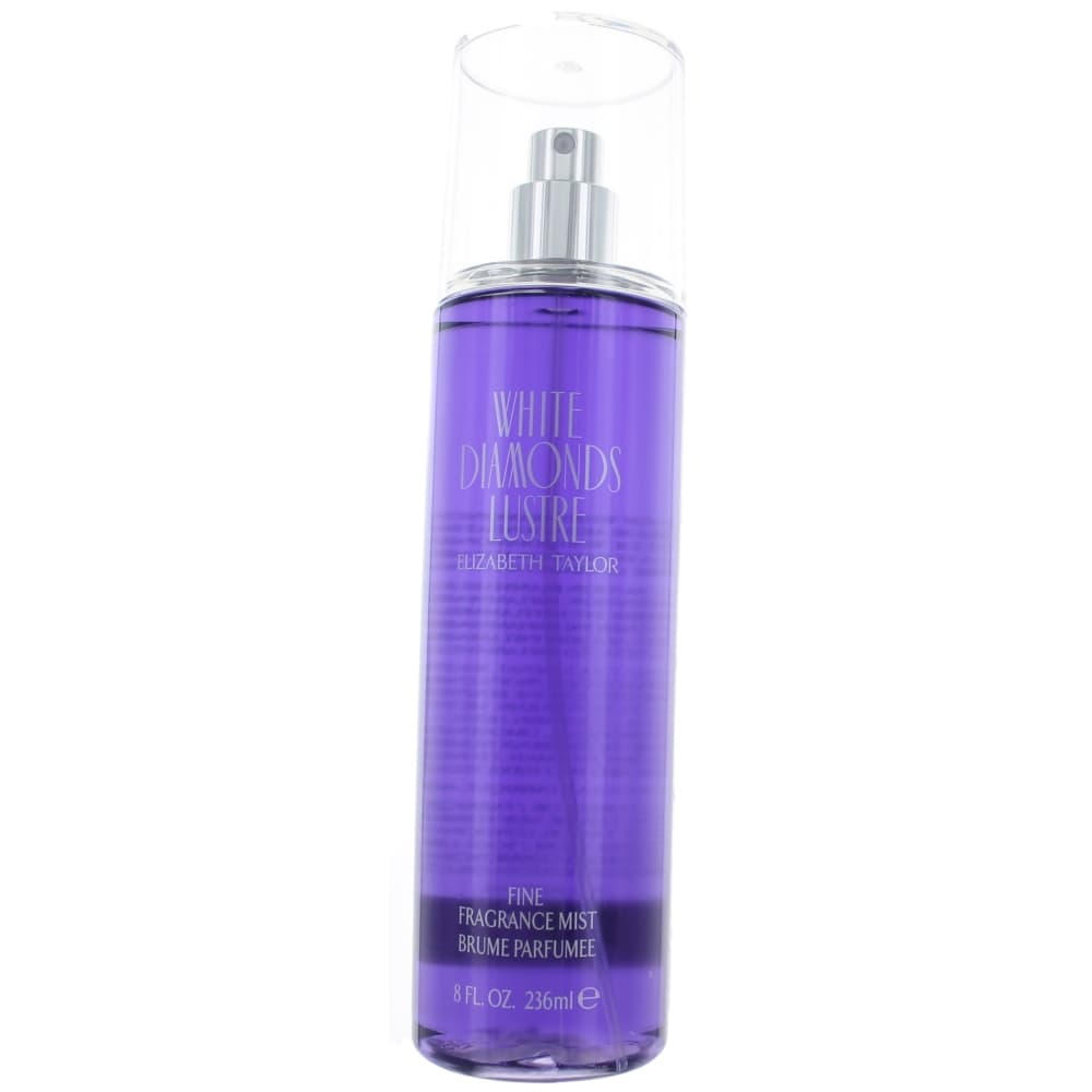White Diamonds Lustre by Elizabeth Taylor, 8 oz Body Mist for Women by Elizabeth Taylor