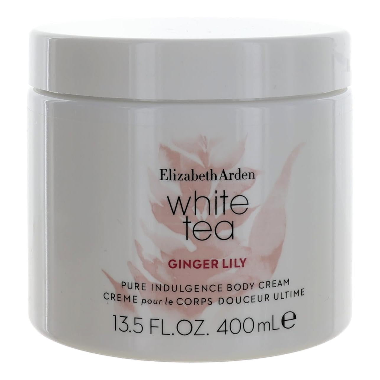 White Tea Ginger Lily by Elizabeth Arden, 13.5 oz Body Cream for Women by Elizabeth Arden