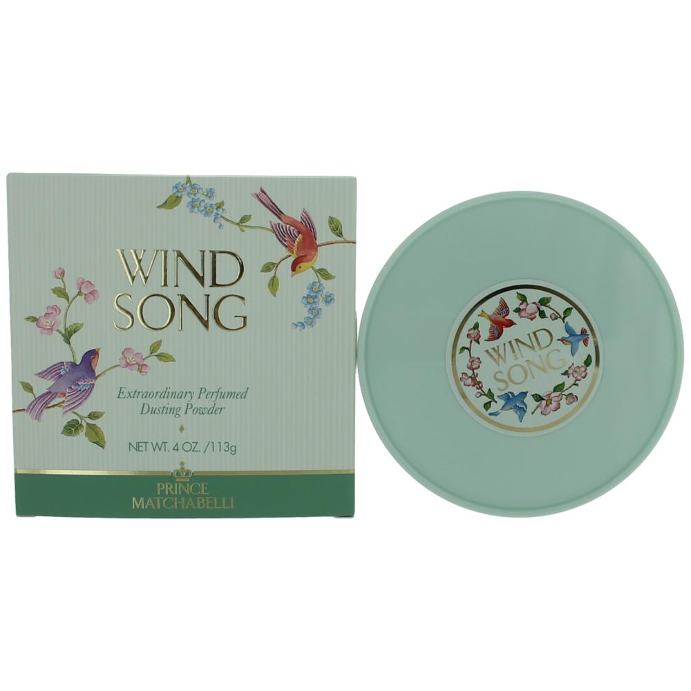 Wind Song by Prince Matchabelli, 4oz Extraordinary Perfumed Dusting Powder women by Prince Matchabelli