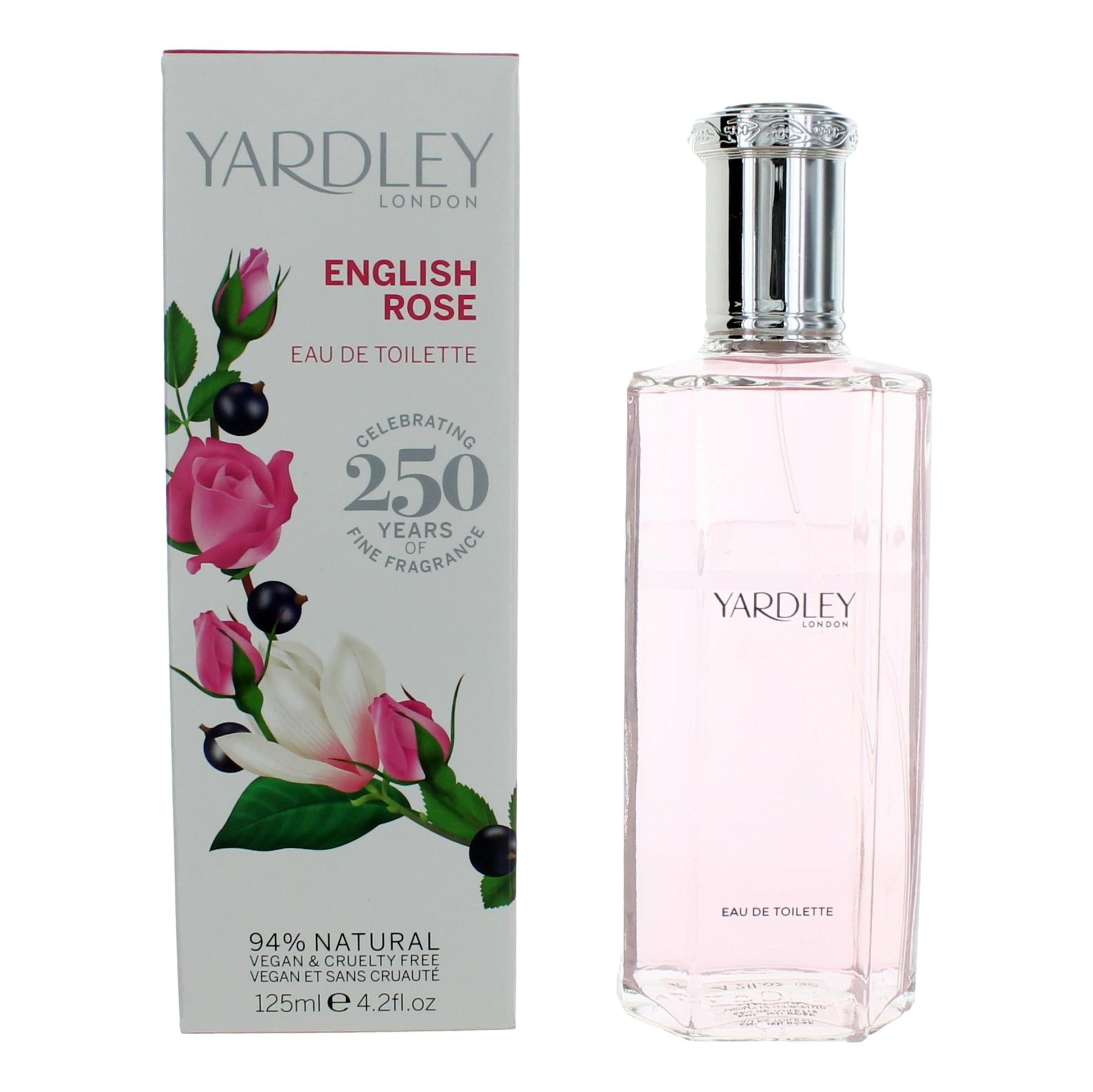 Yardley English Rose by Yardley of London, 4.2 oz EDT Spray for Women by Yardley of London