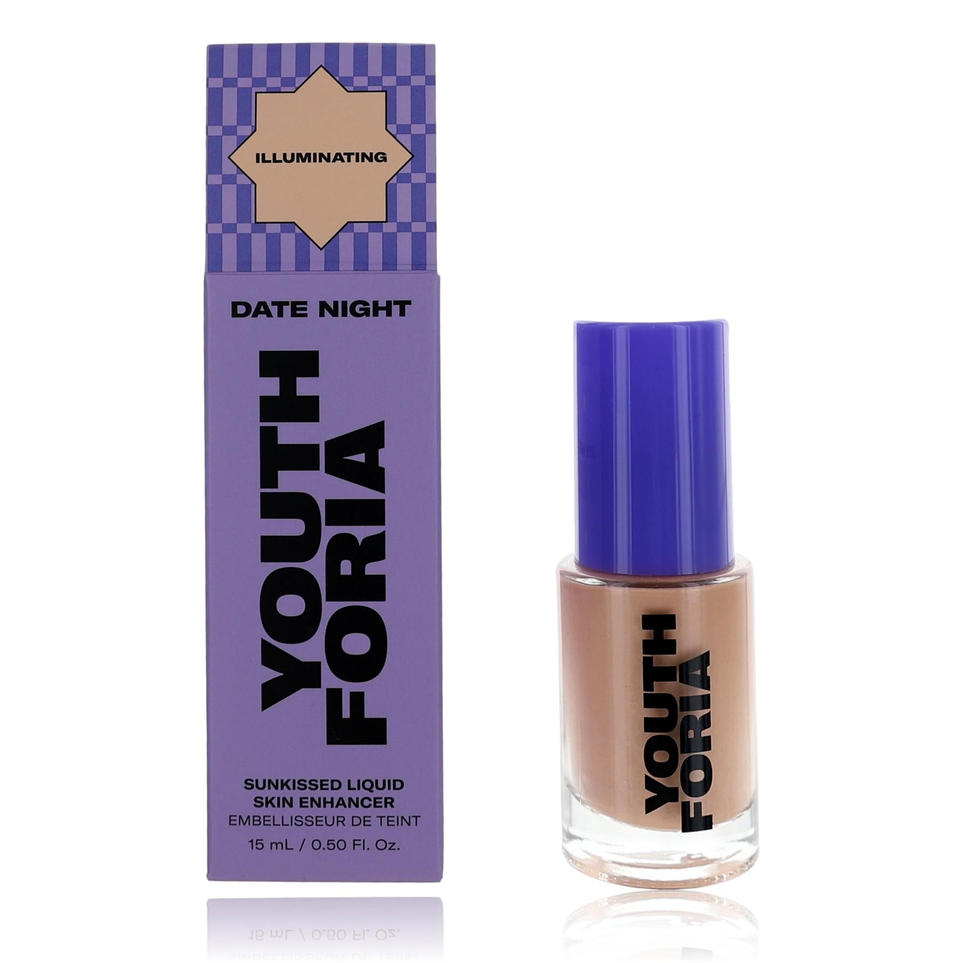 Date Night by Youthforia, 0.5oz Sunkissed Liquid Skin Enhancer- Illuminating by Youthforia