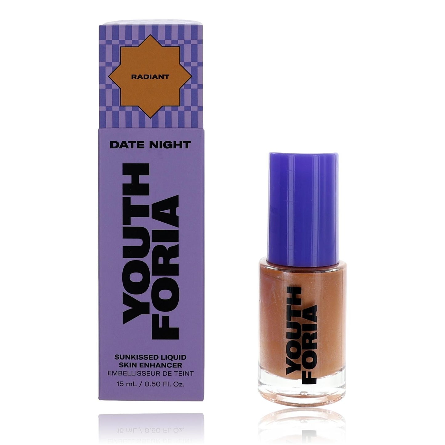 Date Night by Youthforia, 0.5oz Sunkissed Liquid Skin Enhancer- Radiant by Youthforia